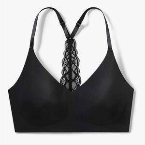 Black Lace-Back Bralette, size Small.  NWOT
